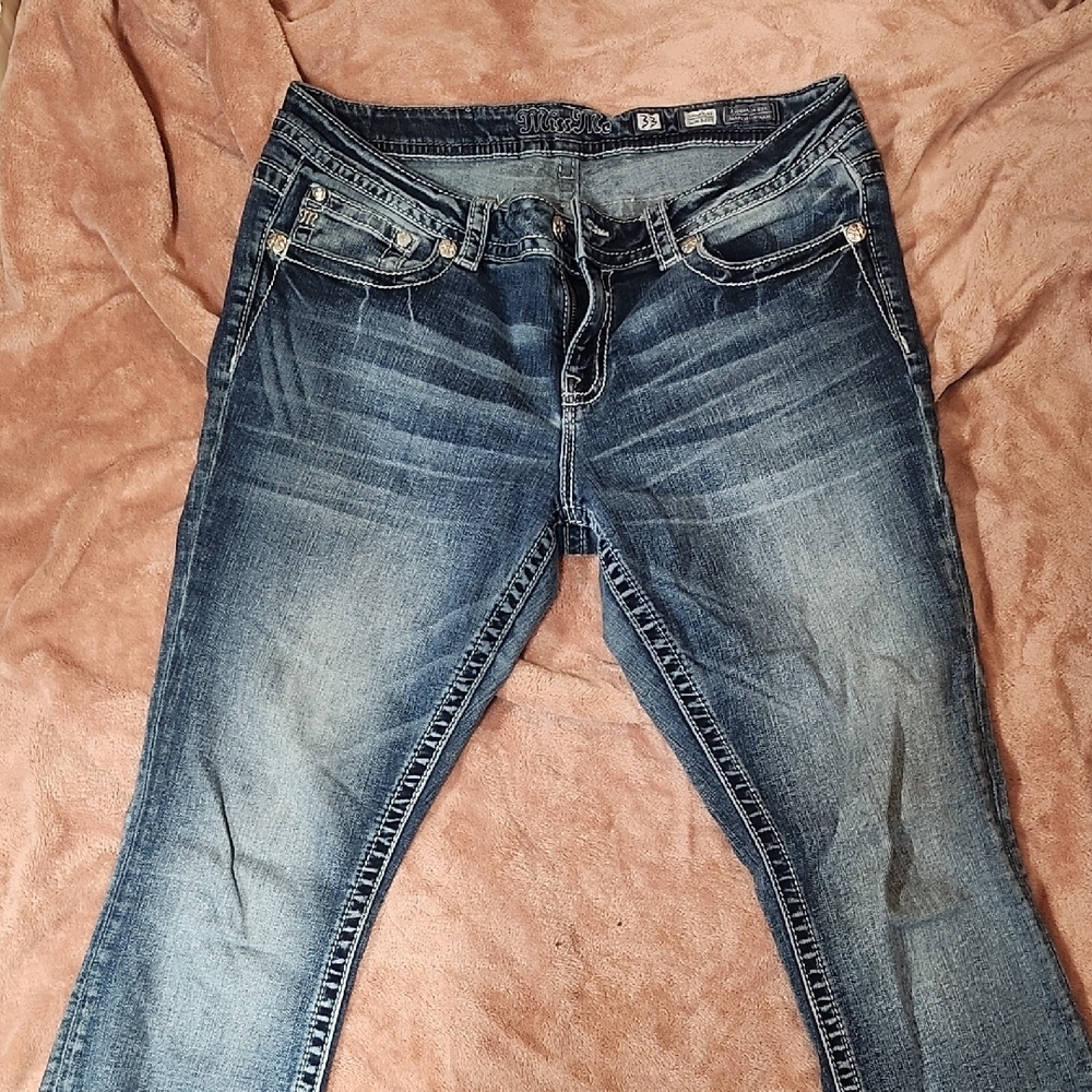 Miss Me Dark Blue Boot Cut Jeans
